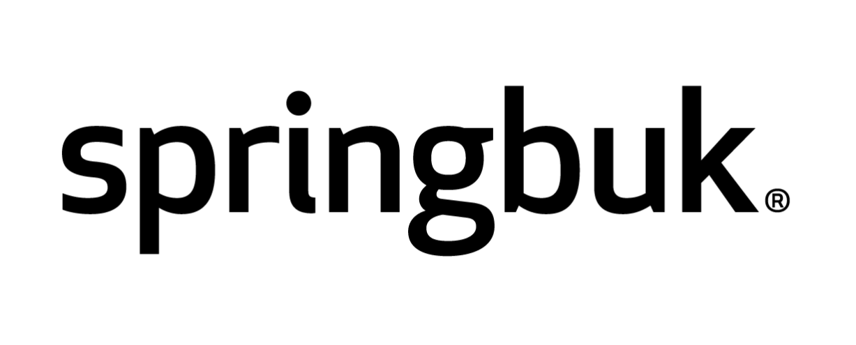 Springbuk Logo - Black - Transparent Background
